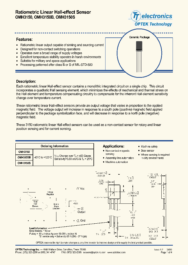 OMH3150B_8055722.PDF Datasheet