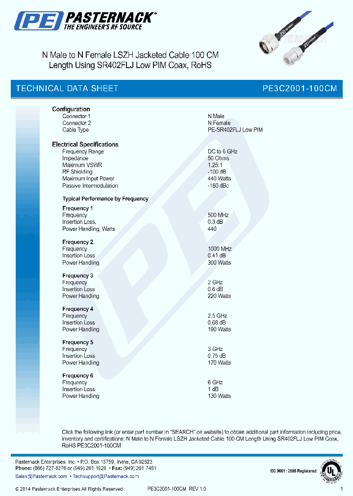 PE3C2001-100CM_8056841.PDF Datasheet