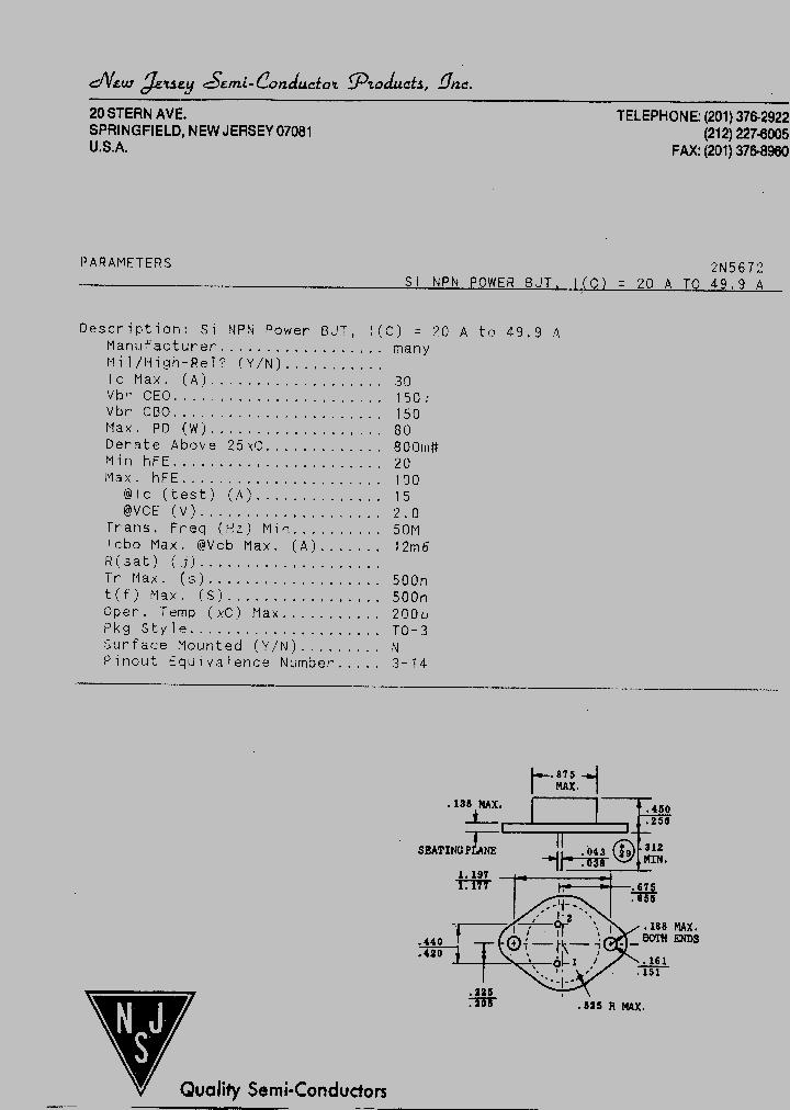 2N5672_8056827.PDF Datasheet