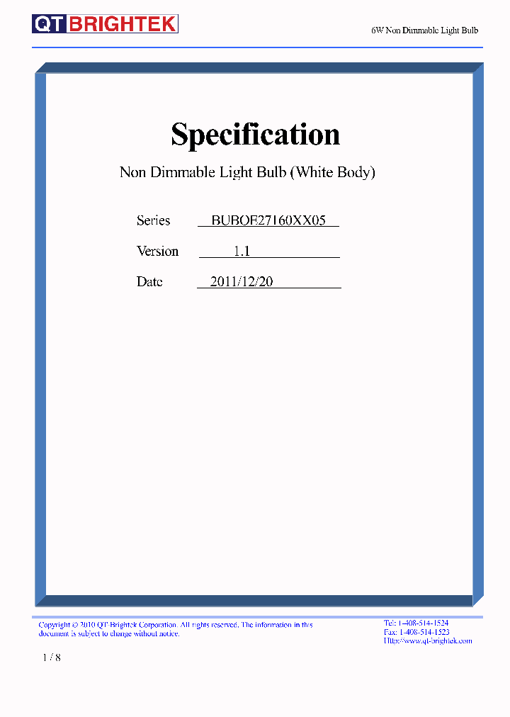 BUBOE27160NF05_8057520.PDF Datasheet