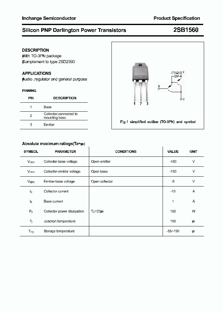 2SB1560_8057562.PDF Datasheet