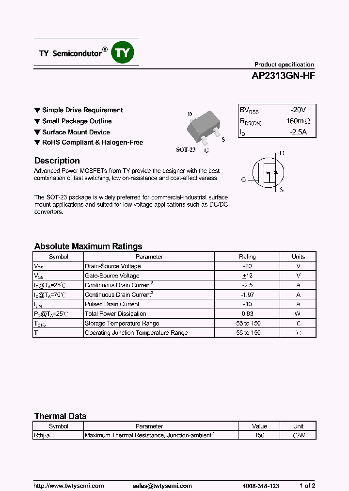 AP2313GN-HF_8057109.PDF Datasheet