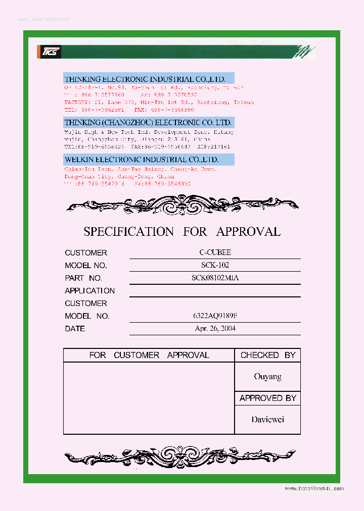 SCK08102_7815109.PDF Datasheet