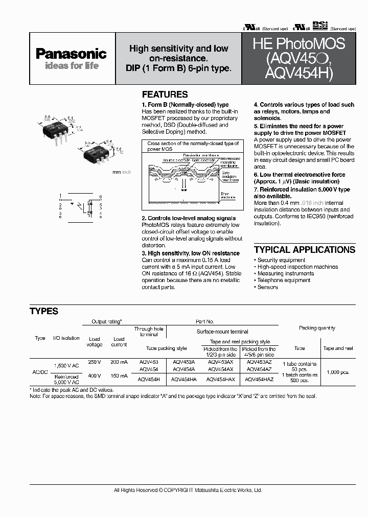 AQV454_8058109.PDF Datasheet