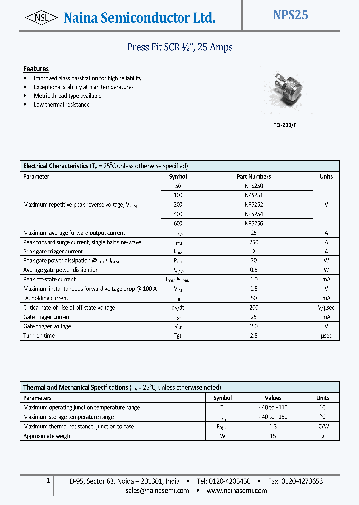 NPS25_8059872.PDF Datasheet