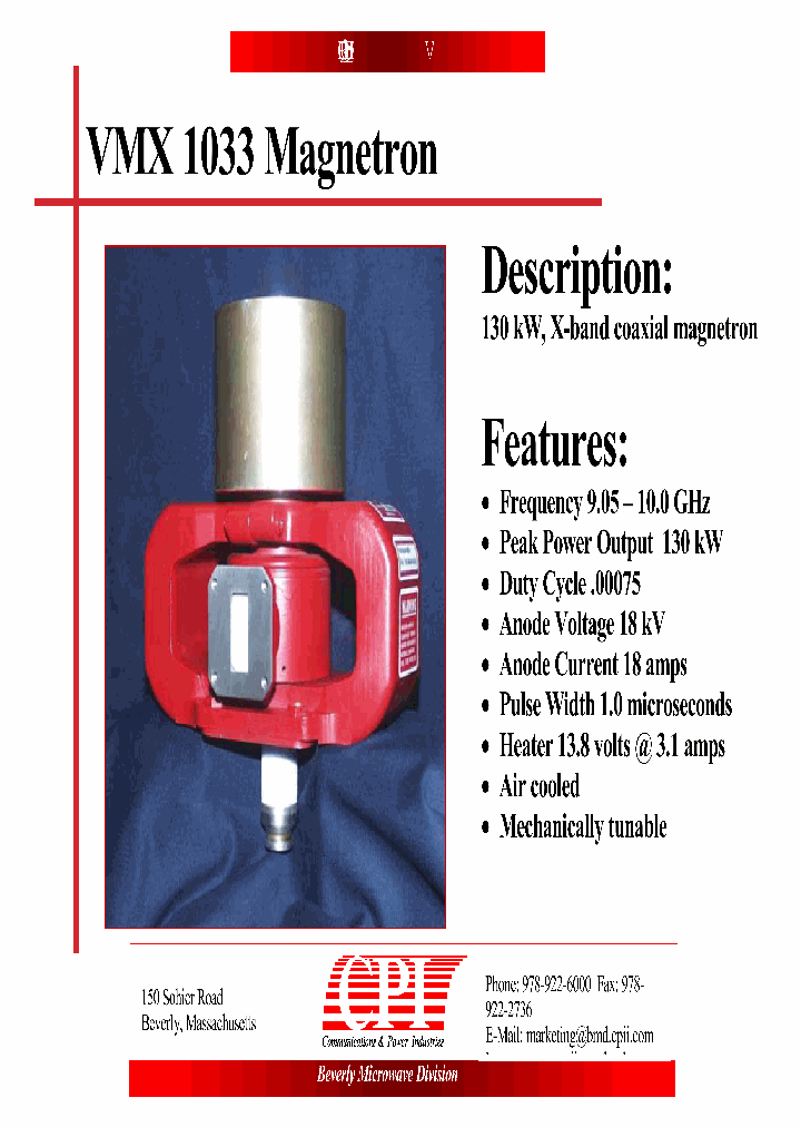 VMX1033_8060038.PDF Datasheet