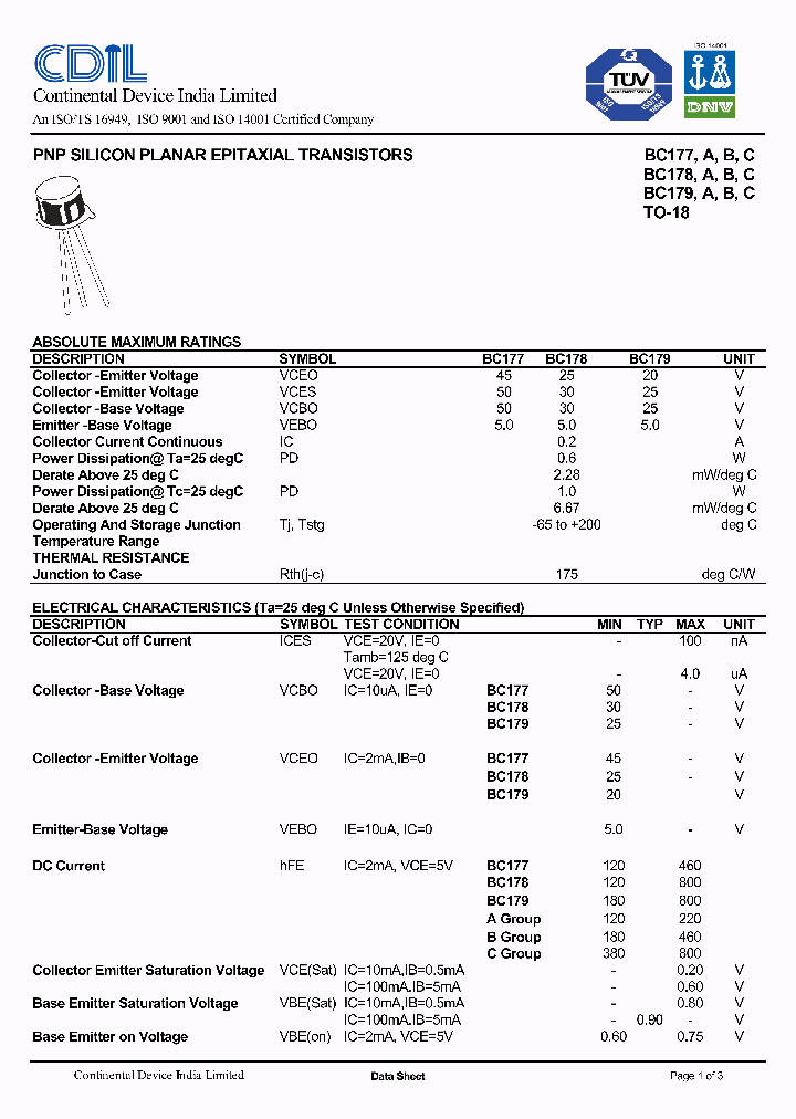 BC177_8060615.PDF Datasheet