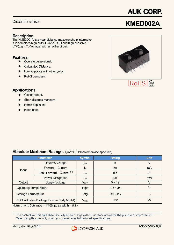 KMED002A_8060908.PDF Datasheet