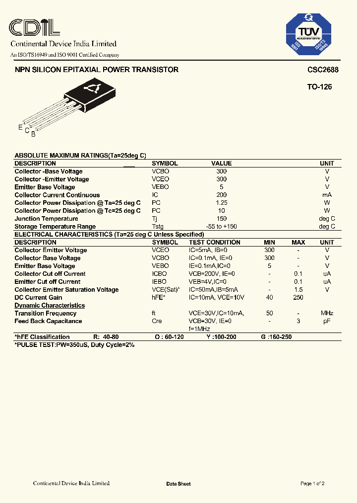 C2688BPL_8061724.PDF Datasheet
