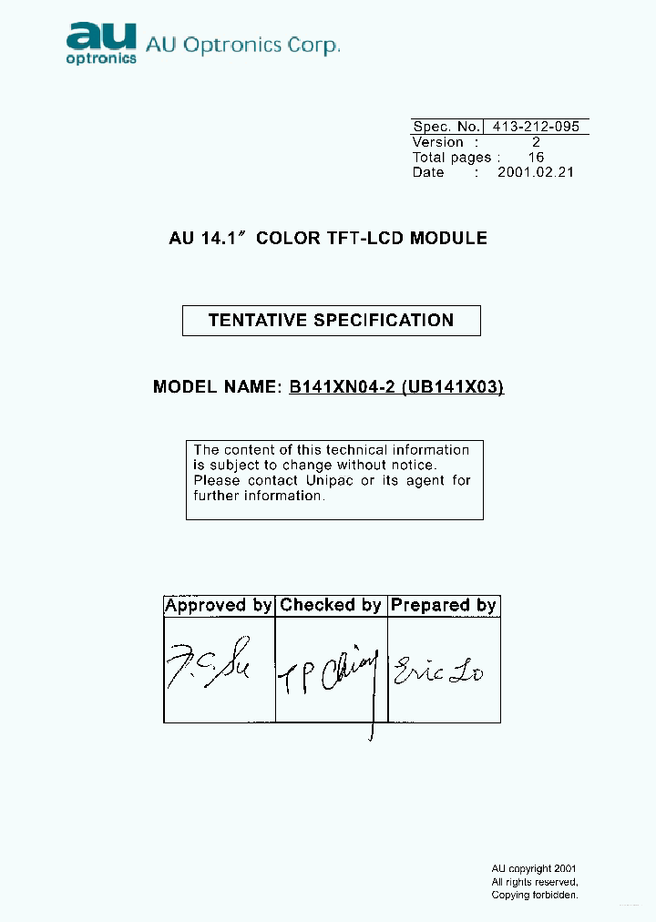 B141XN04-2_7813684.PDF Datasheet