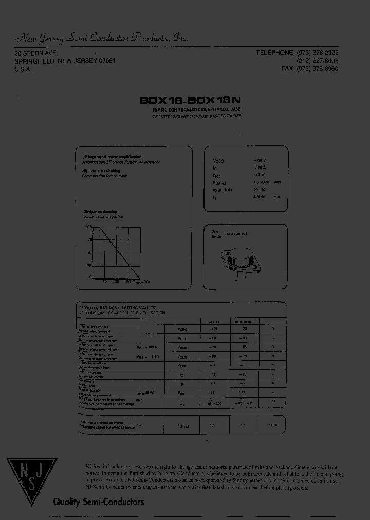 BDX18N_8064311.PDF Datasheet