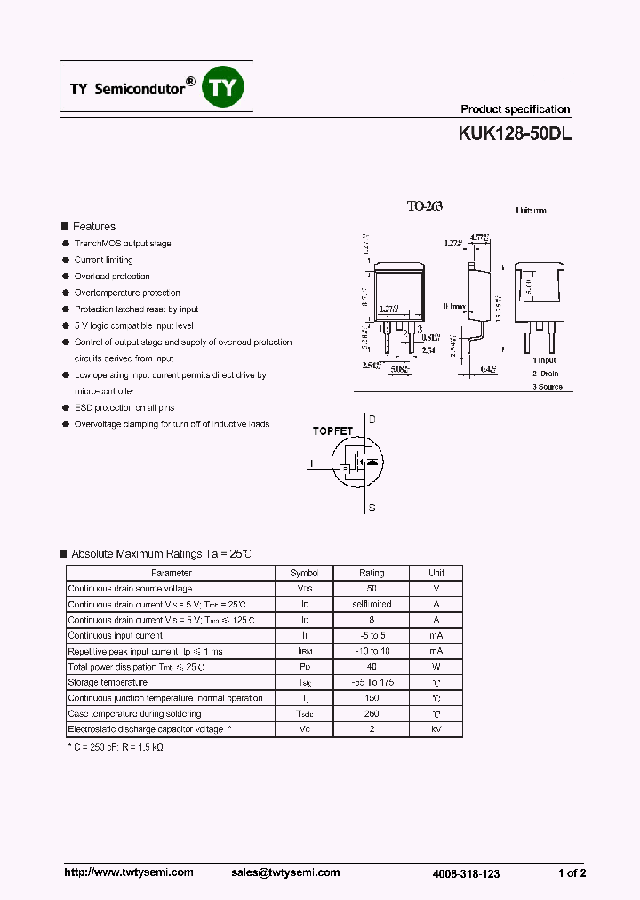 KUK128-50DL_8065831.PDF Datasheet