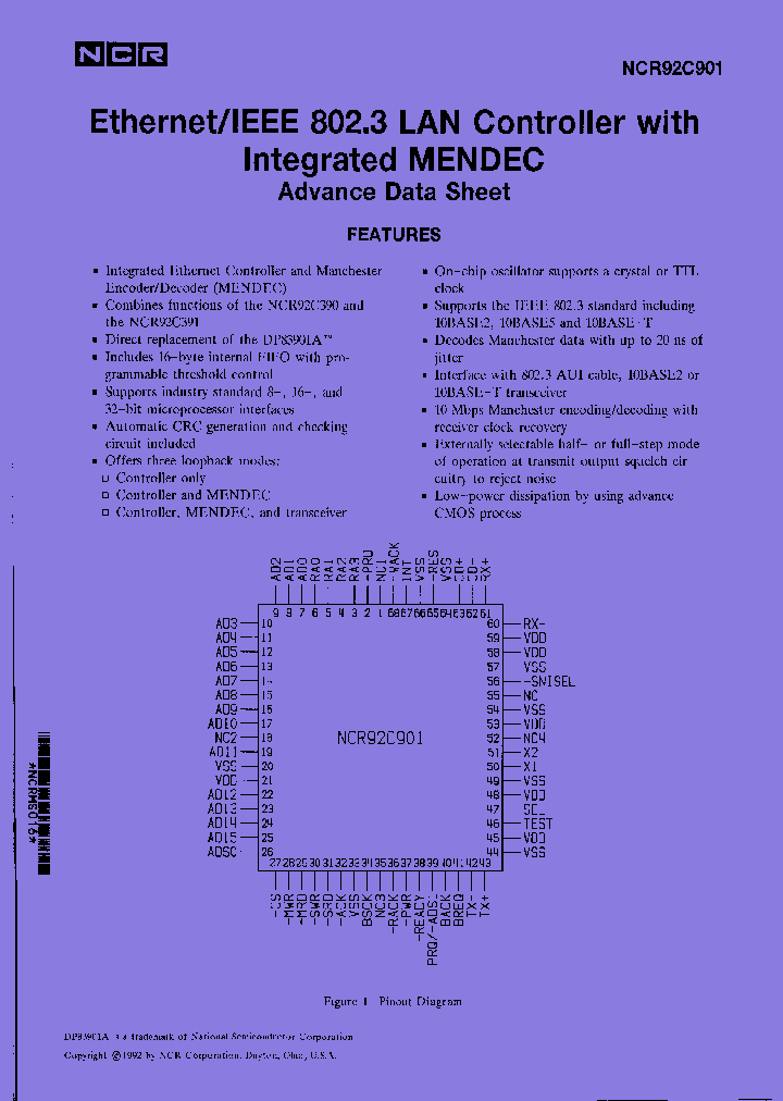 NCR92C901-CPL_8064548.PDF Datasheet