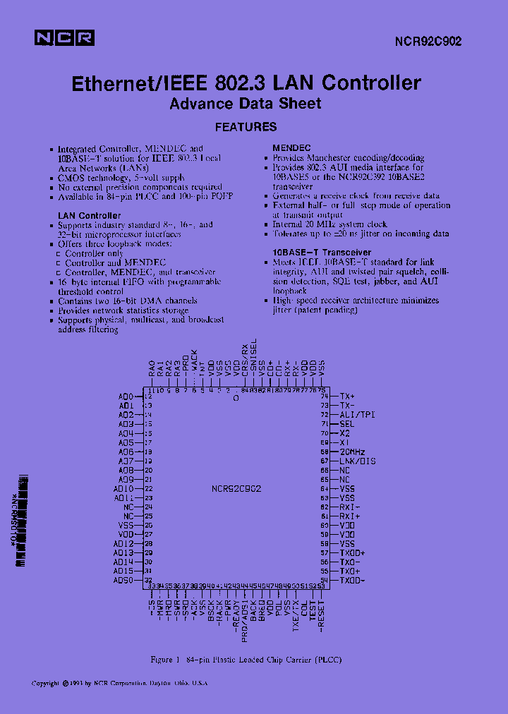 NCR92C902-C-100QFP_8064551.PDF Datasheet