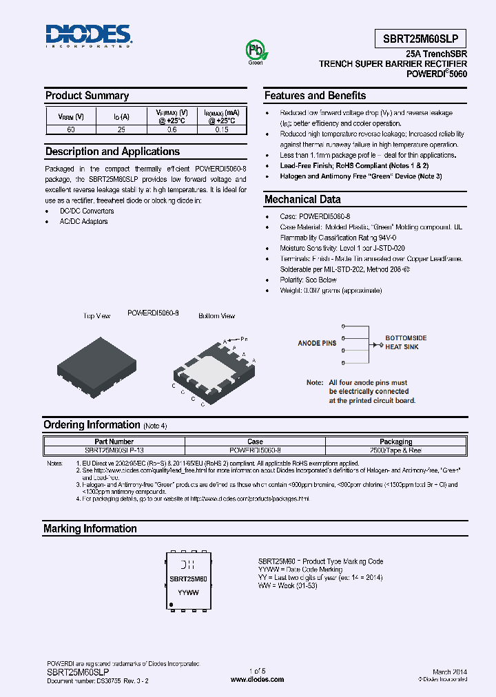 SBRT25M60SLP_8068570.PDF Datasheet