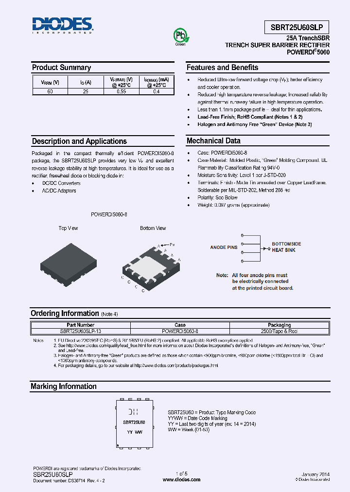 SBRT25U60SLP-13_8068590.PDF Datasheet
