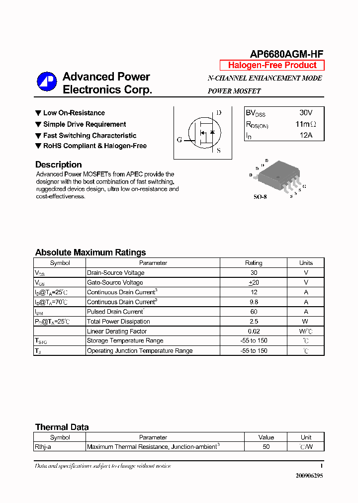 AP6680AGM-HF-14_8068674.PDF Datasheet