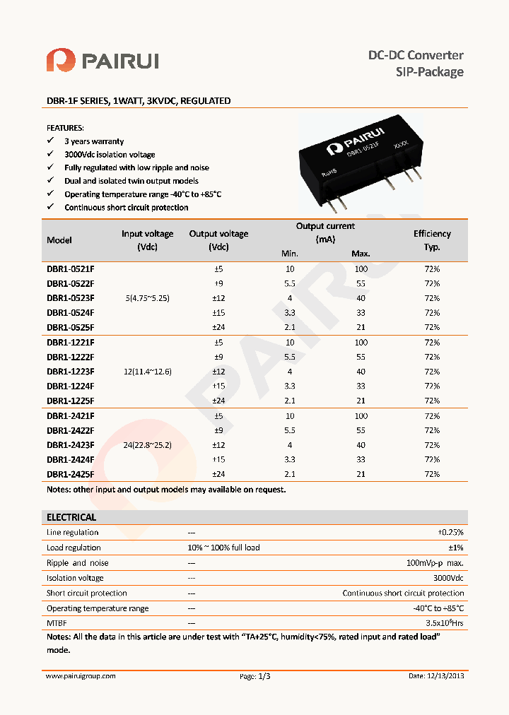 DBR1-0523F_8069299.PDF Datasheet