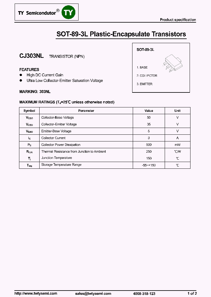 CJ303NL_8070448.PDF Datasheet