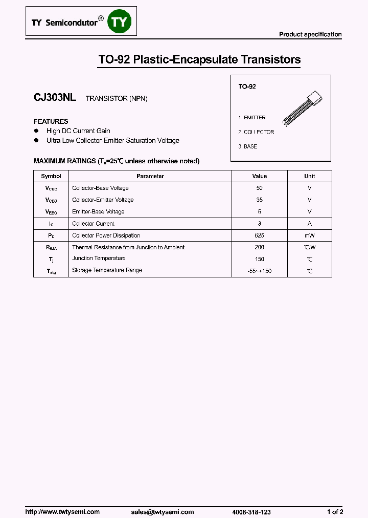 CJ303NL_8070449.PDF Datasheet