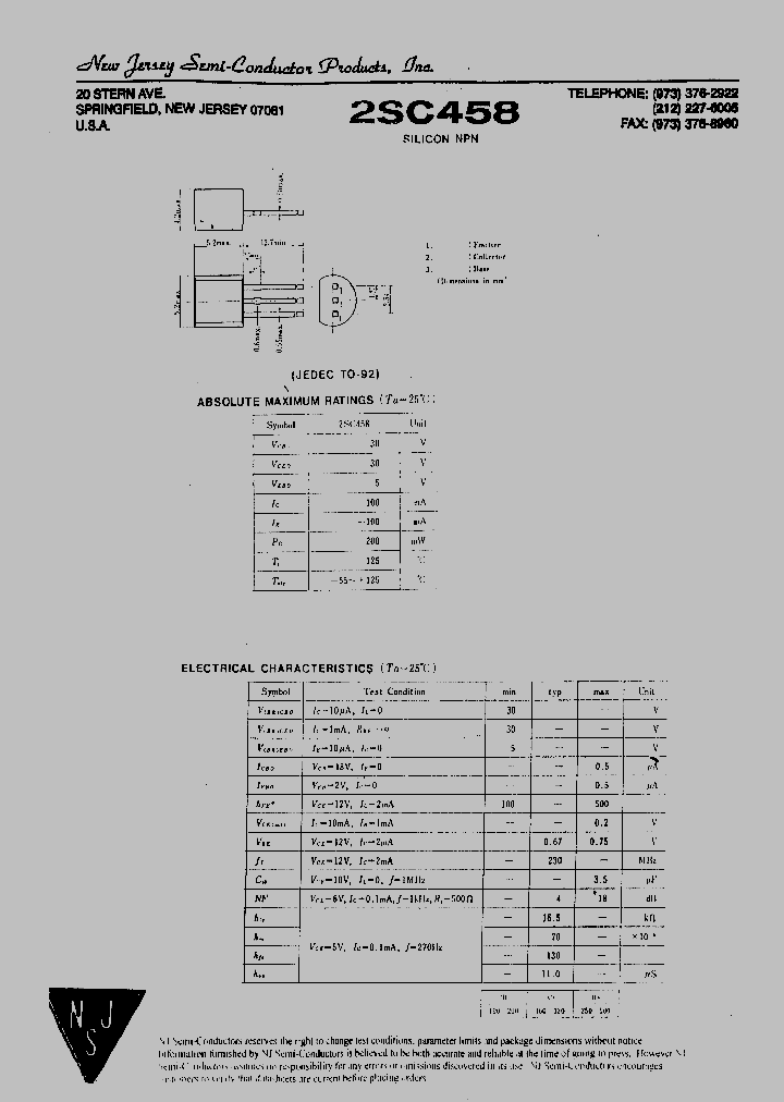 2SC458_8071289.PDF Datasheet
