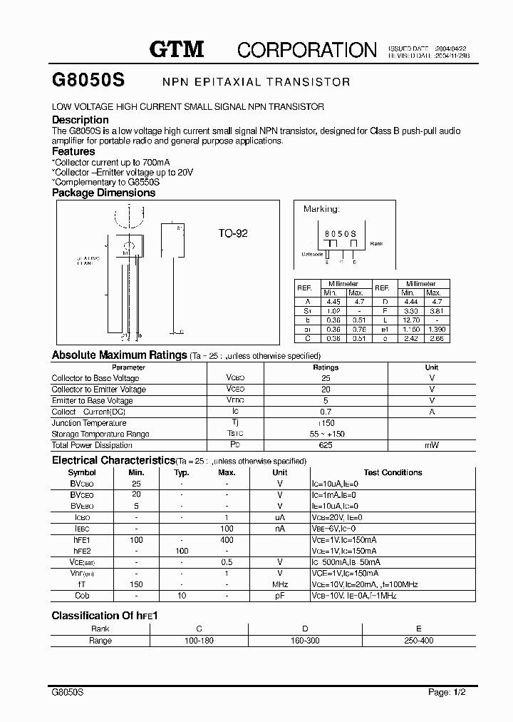 G8050S_8071355.PDF Datasheet