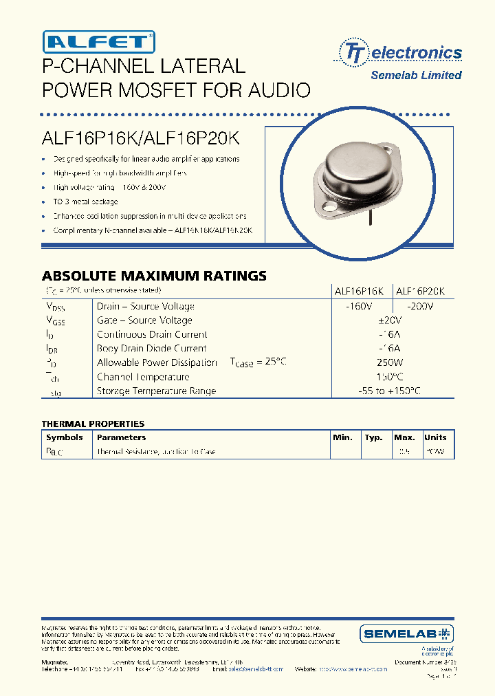 ALF16P16K_8071089.PDF Datasheet