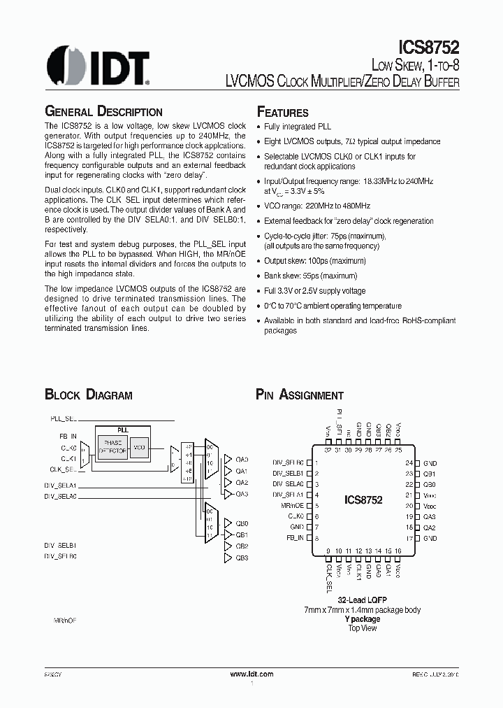 ICS8752_8071876.PDF Datasheet