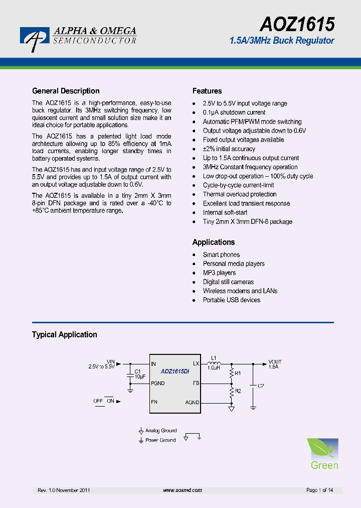 AOZ1615_8072875.PDF Datasheet