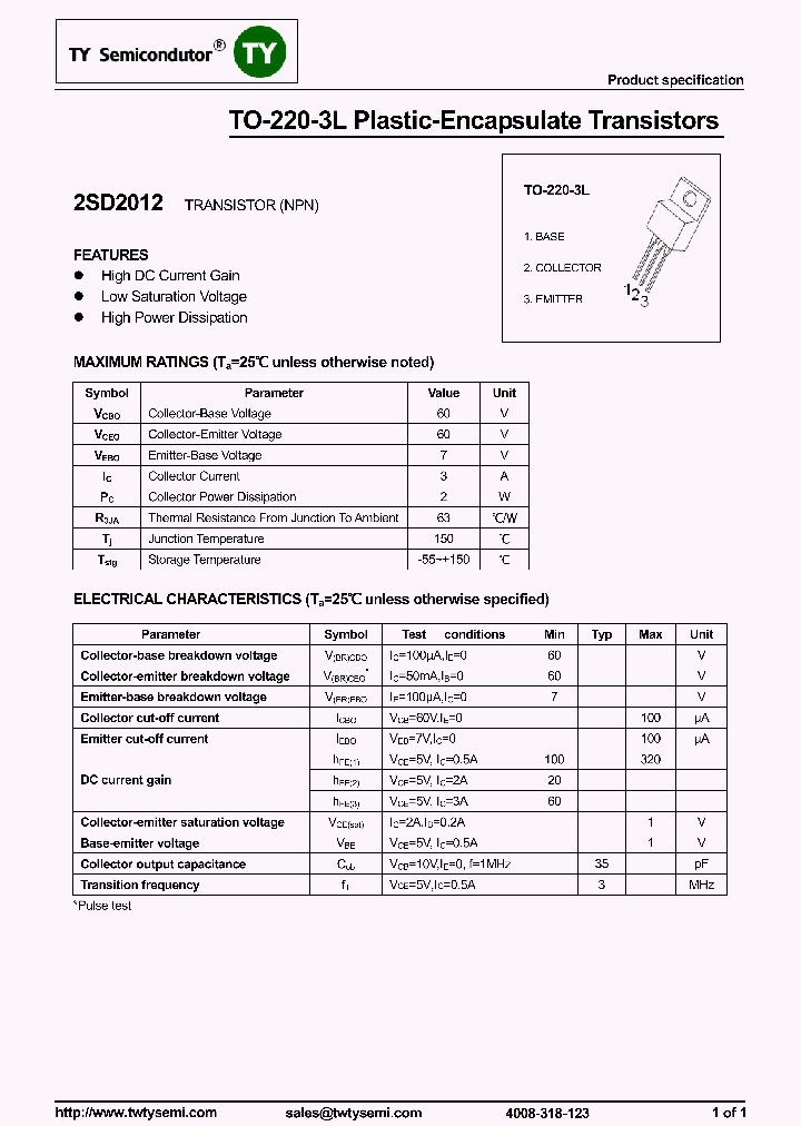 2SD2012_8073239.PDF Datasheet