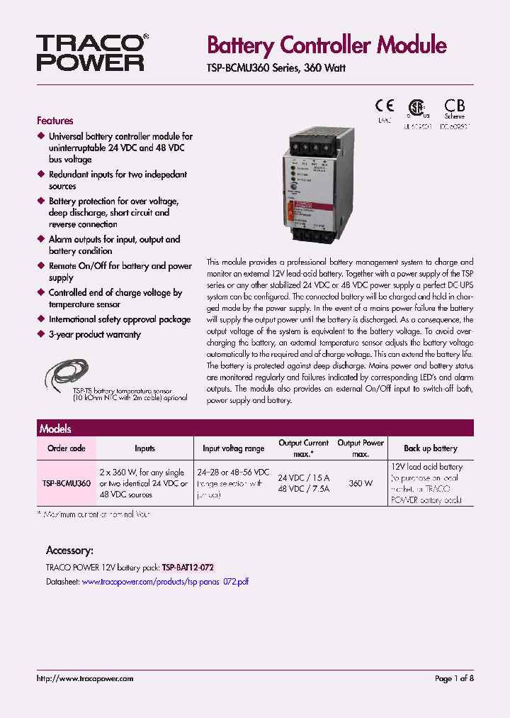 TSP-BCMU_8072922.PDF Datasheet