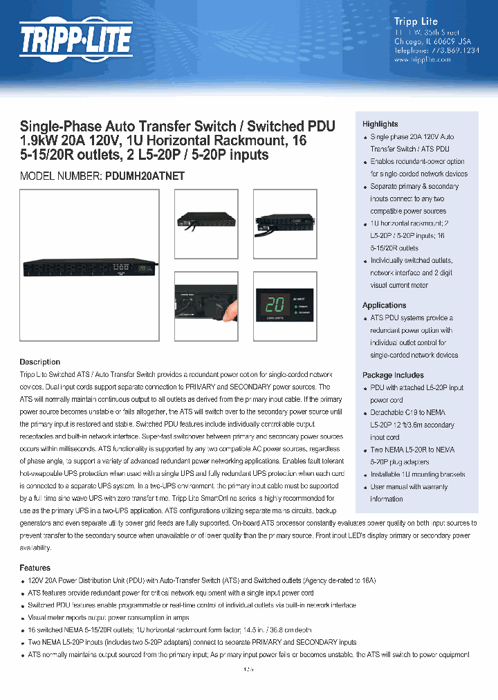 PDUMH20ATNET_8073451.PDF Datasheet