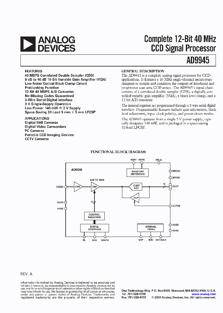 AD9945KCPZRL7_8074349.PDF Datasheet