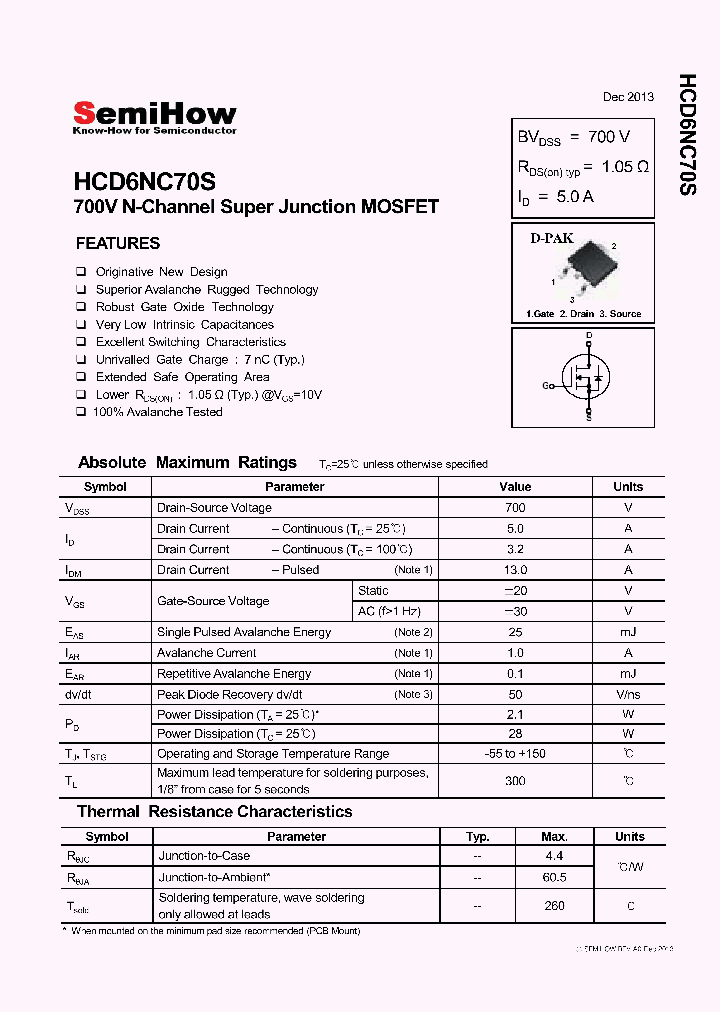 HCD6NC70S_8075976.PDF Datasheet
