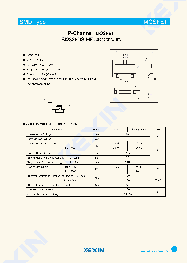 SI2325DS-HF_8081491.PDF Datasheet