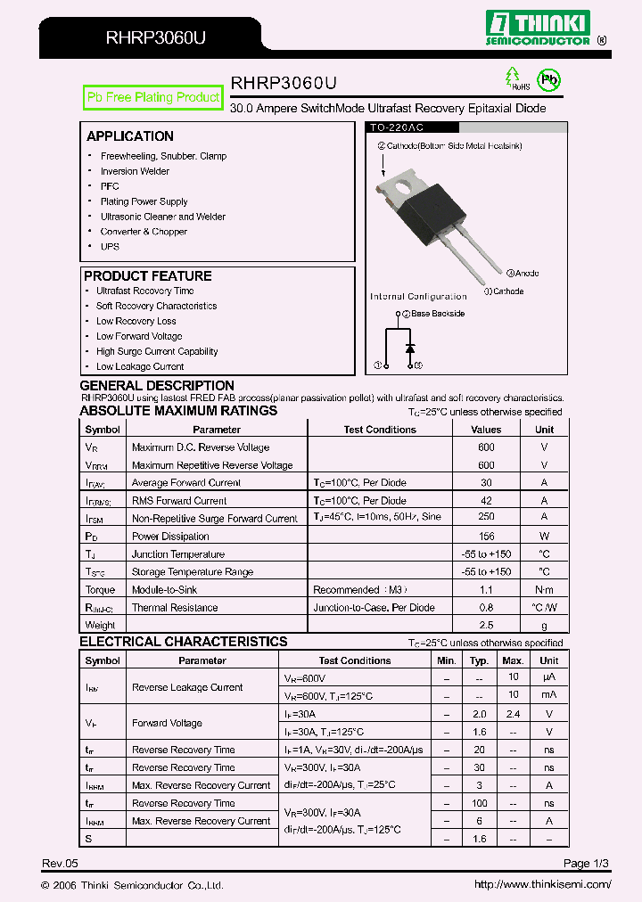 RHRP3060U_8081908.PDF Datasheet