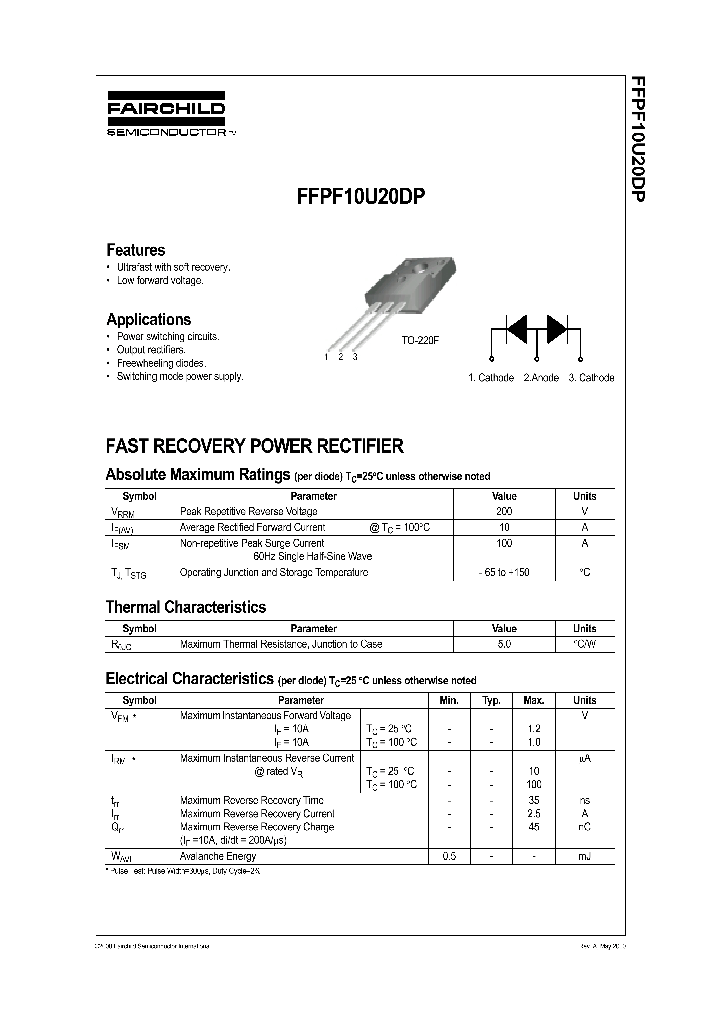 FFPF10U20DPTU_8082424.PDF Datasheet