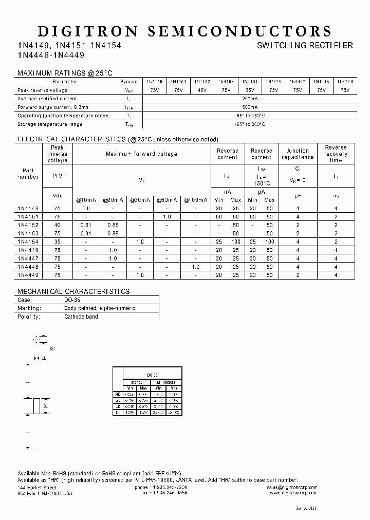 1N4152_8082631.PDF Datasheet