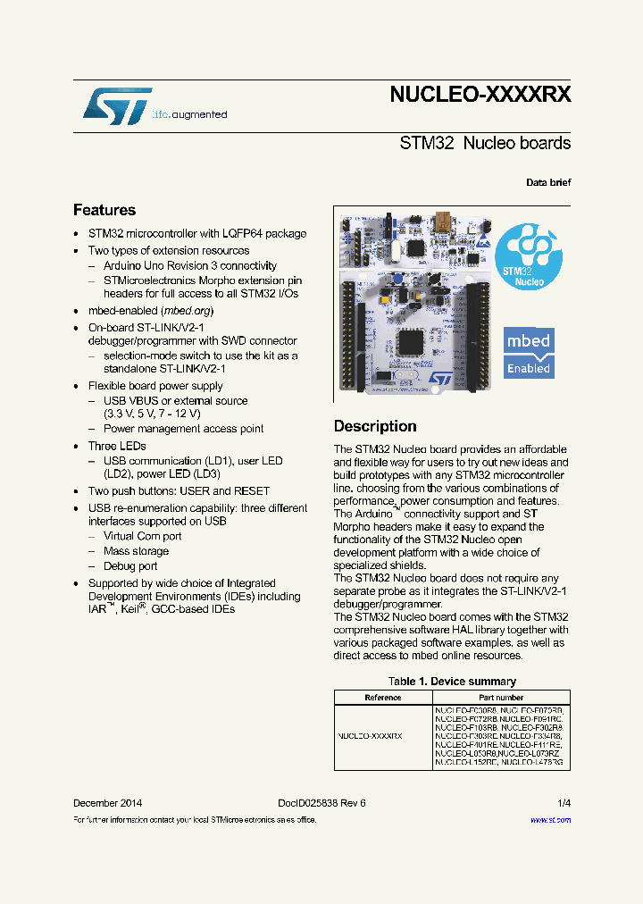 NUCLEO-L053R8_8083984.PDF Datasheet