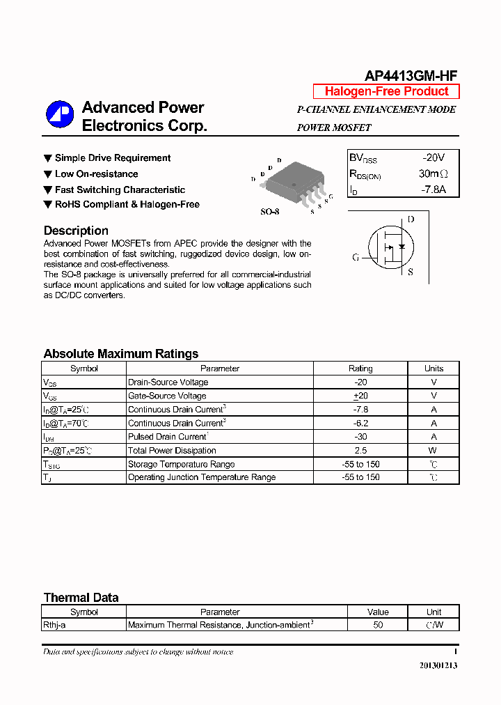 AP4413GM-HF-14_8085107.PDF Datasheet