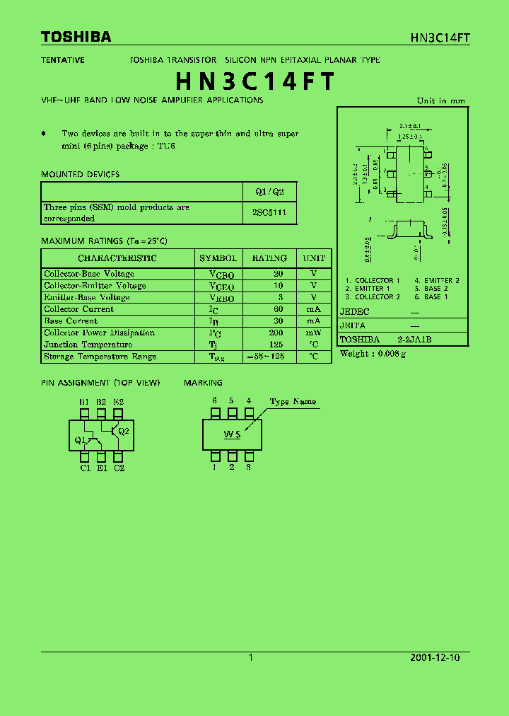 HN3C14FT_8086108.PDF Datasheet