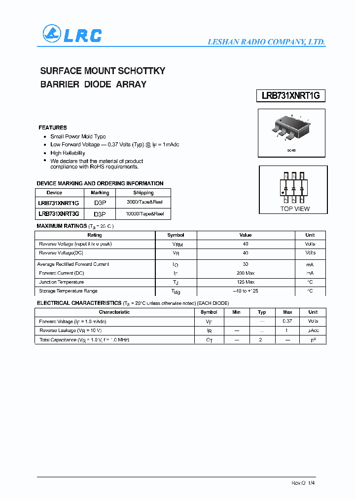 LRB731XNRT3G_8086688.PDF Datasheet