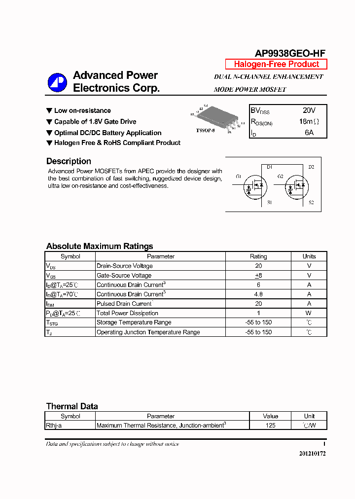 AP9938GEO-HF-14_8087409.PDF Datasheet