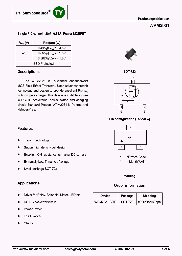 WPM2031_8087851.PDF Datasheet