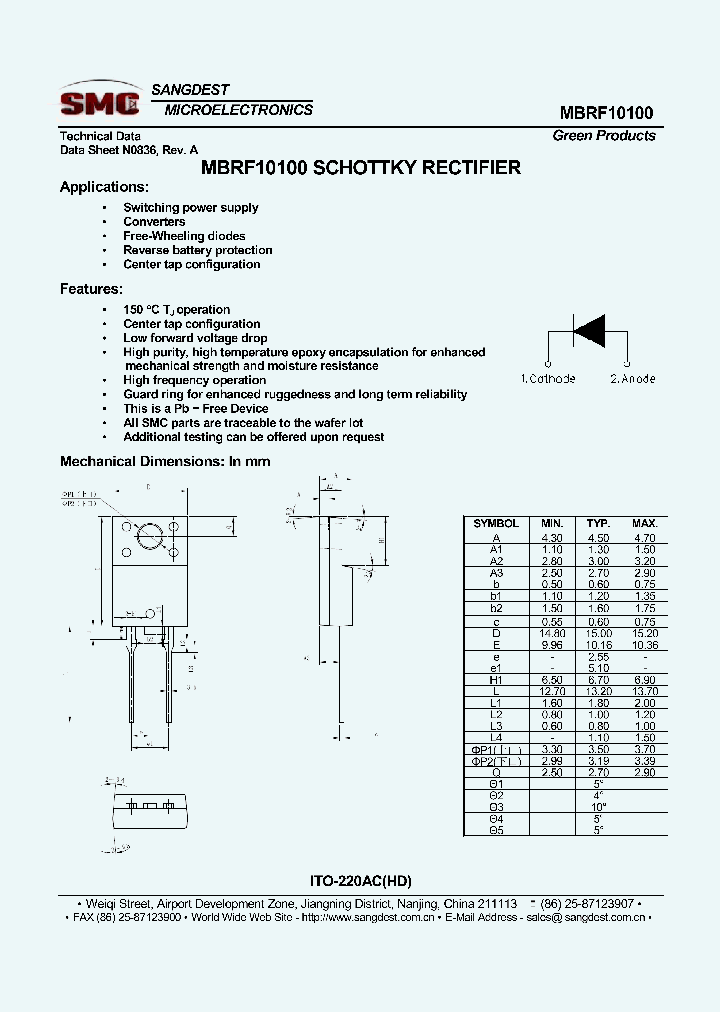 MBRF10100_8088271.PDF Datasheet