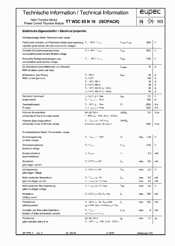 TTW3C85N16_8088986.PDF Datasheet