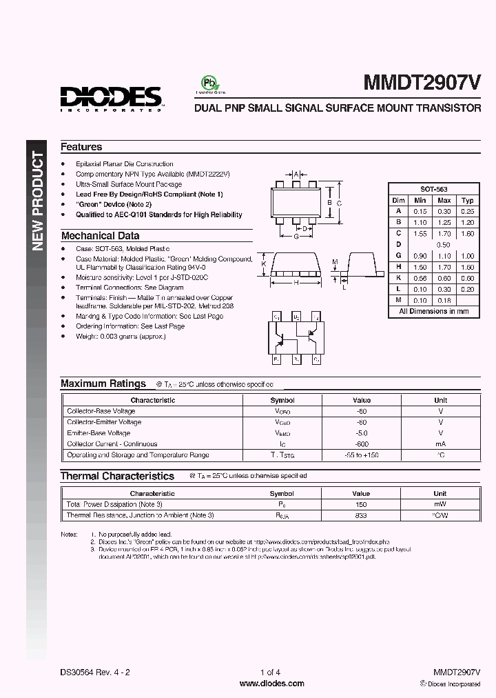 MMDT2907V_8090595.PDF Datasheet