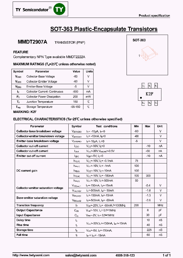 MMDT2907A_8090581.PDF Datasheet
