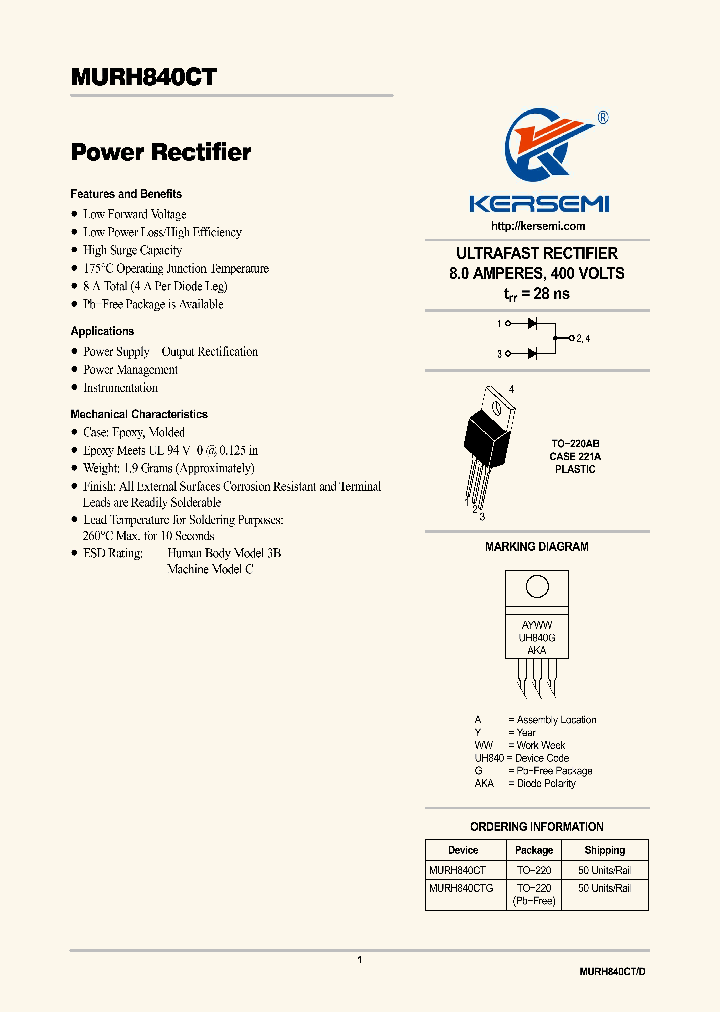 MURH840CTG_8094276.PDF Datasheet