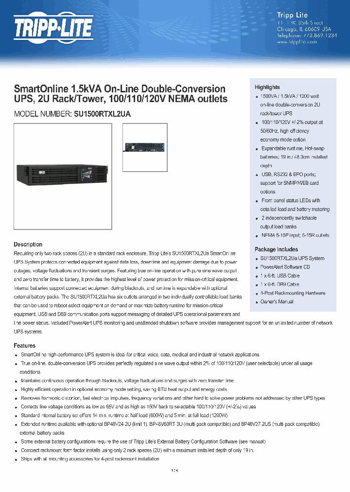 SU1500RTXL2UA_8095516.PDF Datasheet